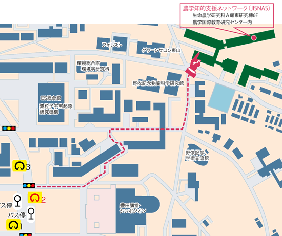 農学国際教育協力研究センター(共同教育研究施設2号館4F)